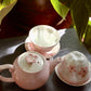 Arita ware Taseigama cherry blossom pink 5 set-New Series