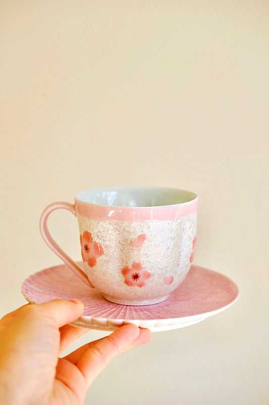 Arita ware Pearl Sakura mug in Gift Box