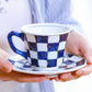 Arita ware Checkerboard Coffee Cup(Gift Box)