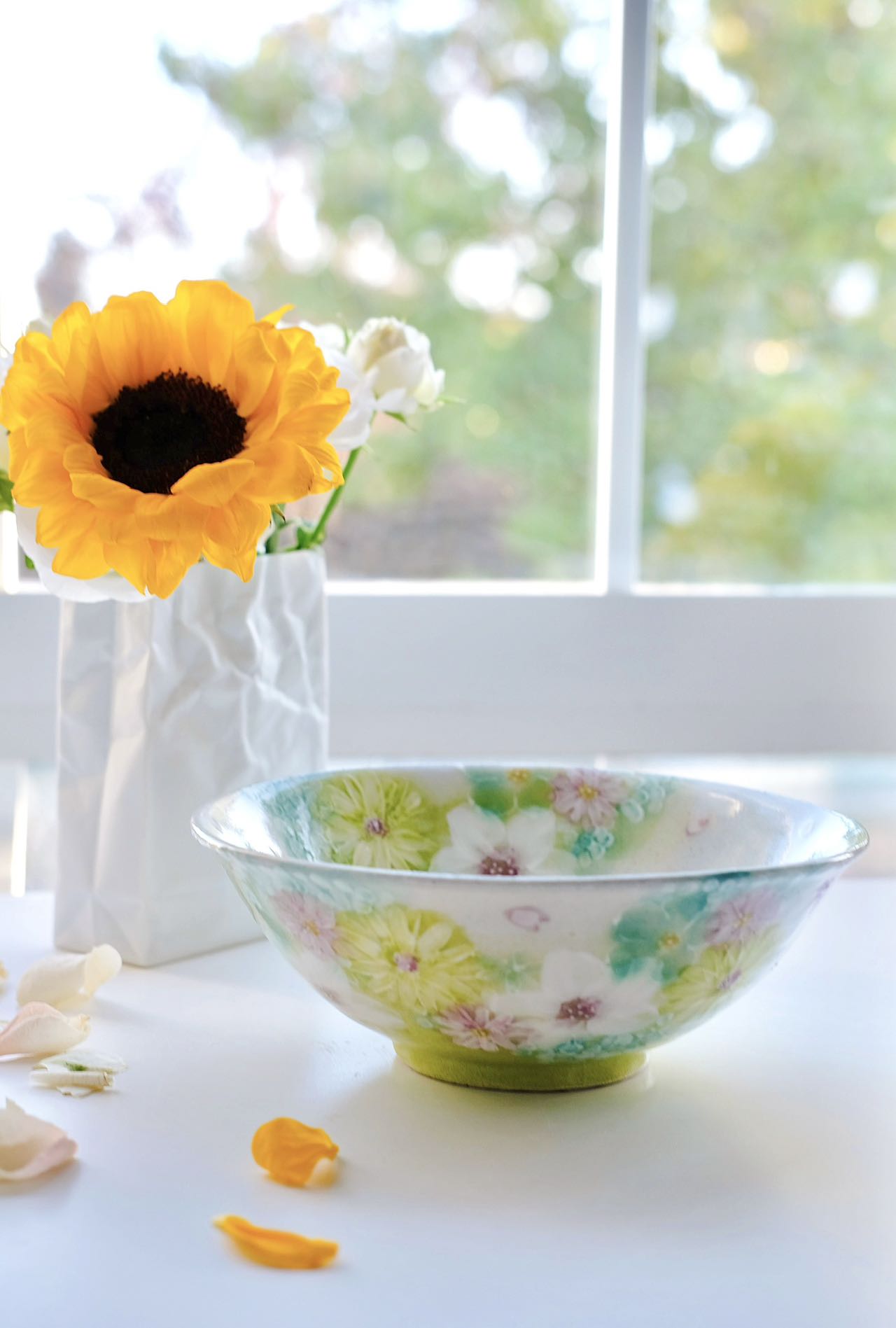 Yuzuriha Flower Soup bowl