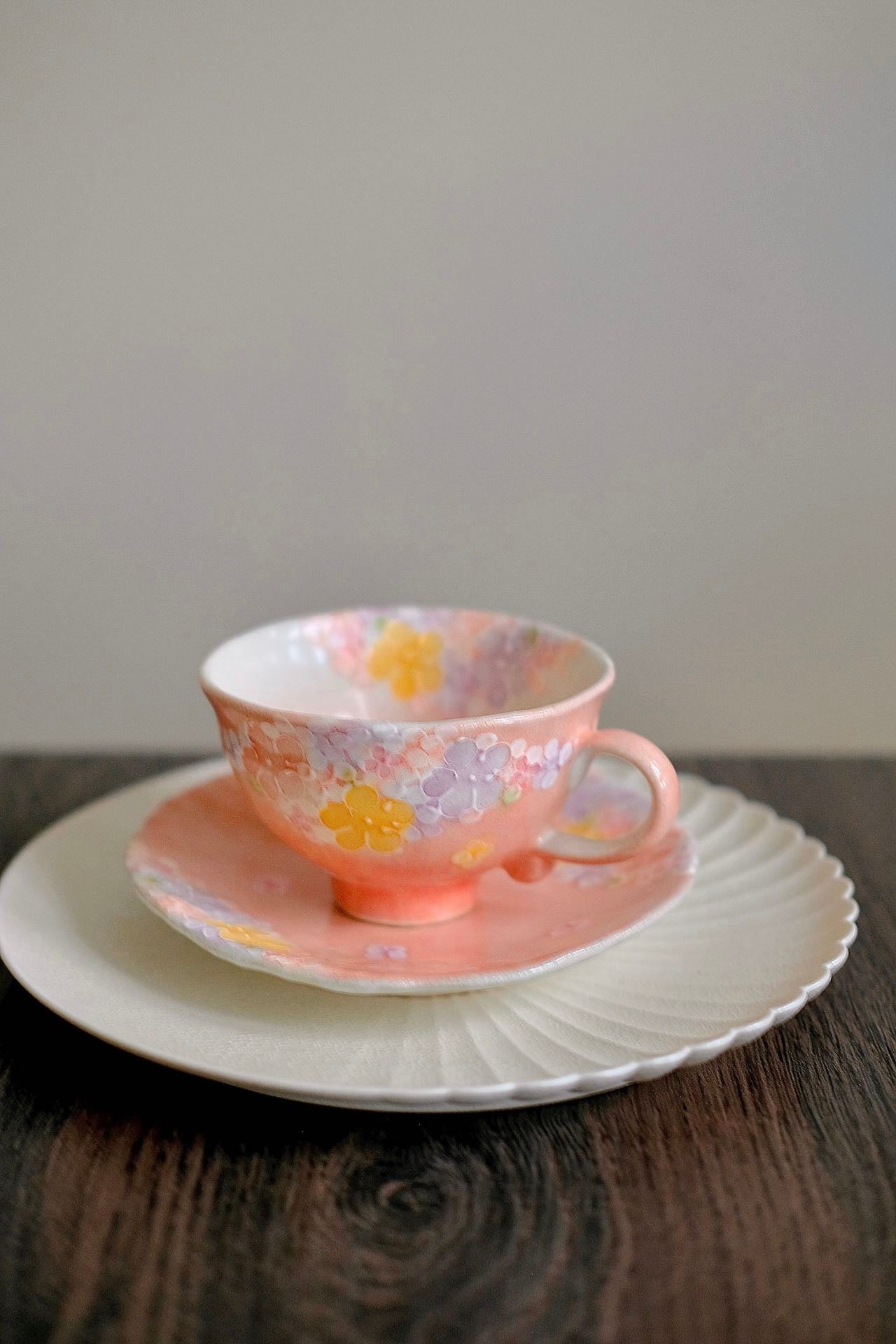 Yuzuriha Flower Coffee Mug Peachy Flower