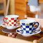 Arita ware Checkerboard Coffee Cup(Gift Box)