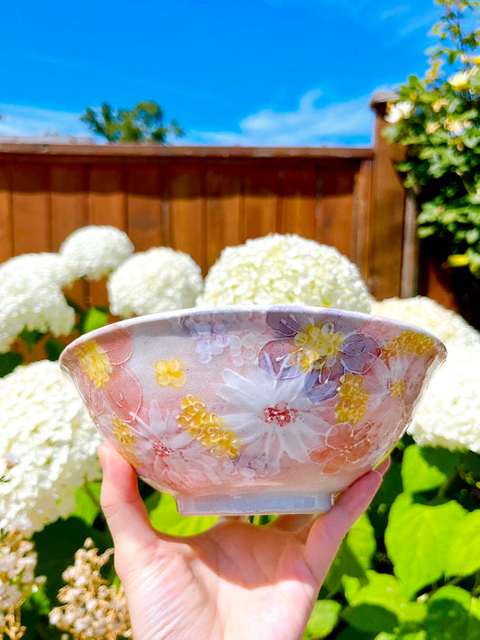 Yuzuriha Flower Soup bowl