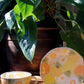 Yuzuriha Flower Coffee Cup Set