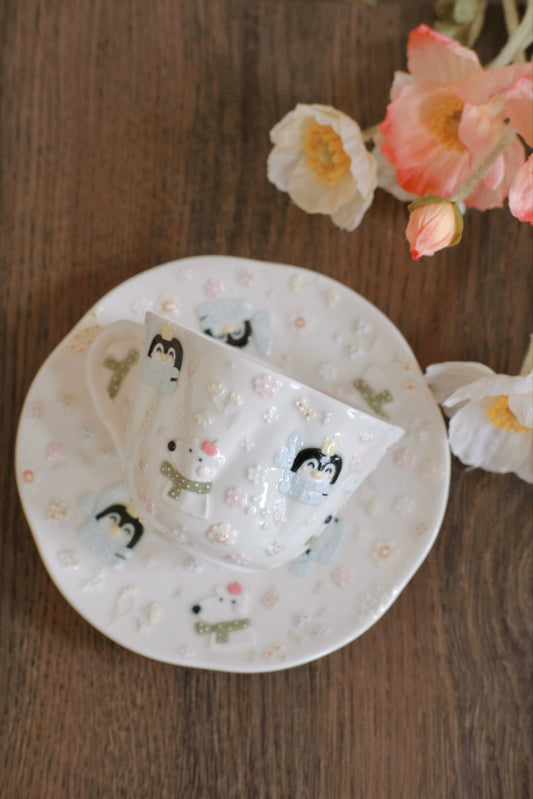 Toto. Animal Cup and Saucer