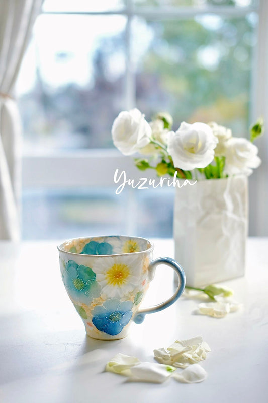 Yuzuriha Flower Mug ( Gift Set)