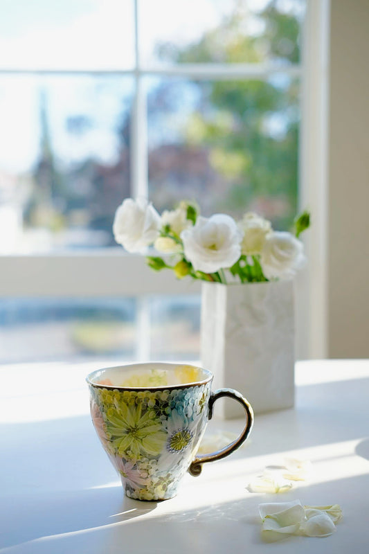 Yuzuriha Flower Mug ( Gift Set)