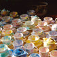 Yuzuriha Flower Pot and Teacups (Gift Box)