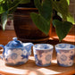 Yuzuriha Flower Pot and Teacups (Gift Box)
