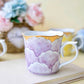 Arita Bunzan Kiln Peony Mug- Purple