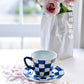 Arita ware Checkerboard Coffee Cup(Gift Box)