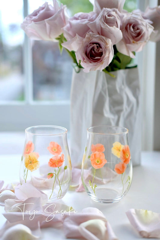 Toyo Sasaki Hanafumi Glass-Two Glasses Set