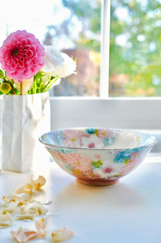 Yuzuriha Flower Soup bowl