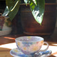 Yuzuriha Flower Coffee Cup Set