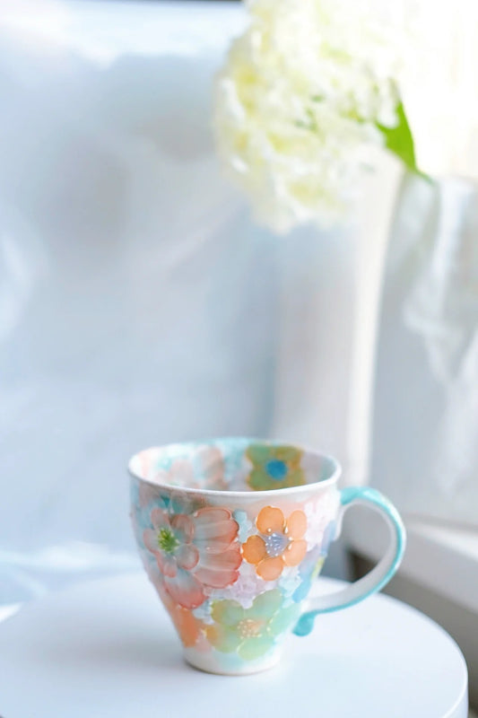 Yuzuriha Flower Mug ( Gift Set)