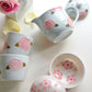 Arita Ware Hand Painted Peach Tea Set