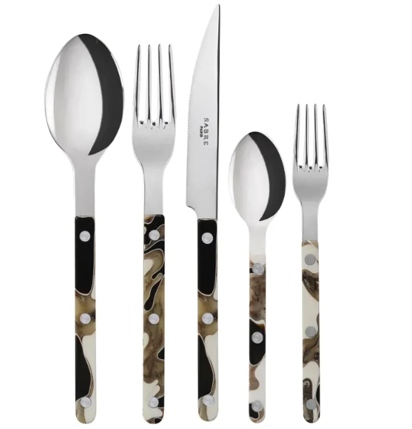 Sabre Paris Bistrot Flatware - Dune Black