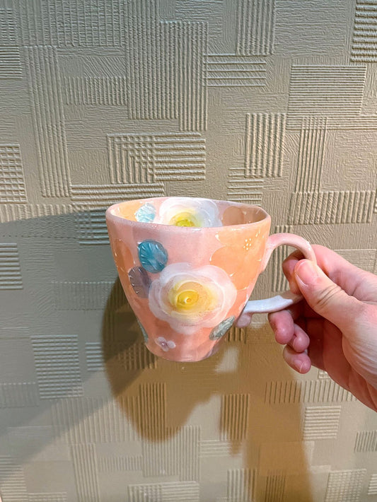 Yuzuriha Flower Mug