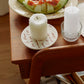 HÔTEL827 Midnight Glass Candle Holder and Candle Tray