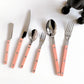 Sabre Bistrot Shiny Flatware - Nude Pink