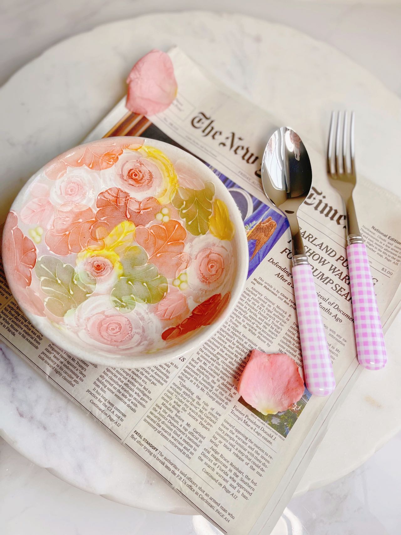 Yuzuriha Flower  Noodle Bowl