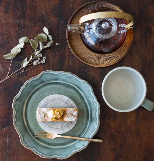 Flower Mashiko Plates