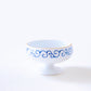 Arita Kashogama Blue Handmade High Ground Arabesque Bowl