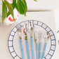 Sabre Bistrot Shiny Flatware - Pastel Blue