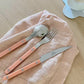 Sabre Bistrot Shiny Flatware - Nude Pink