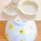 Arita Ware Japan Made Clover Flower Collection Yellow in Gift Box