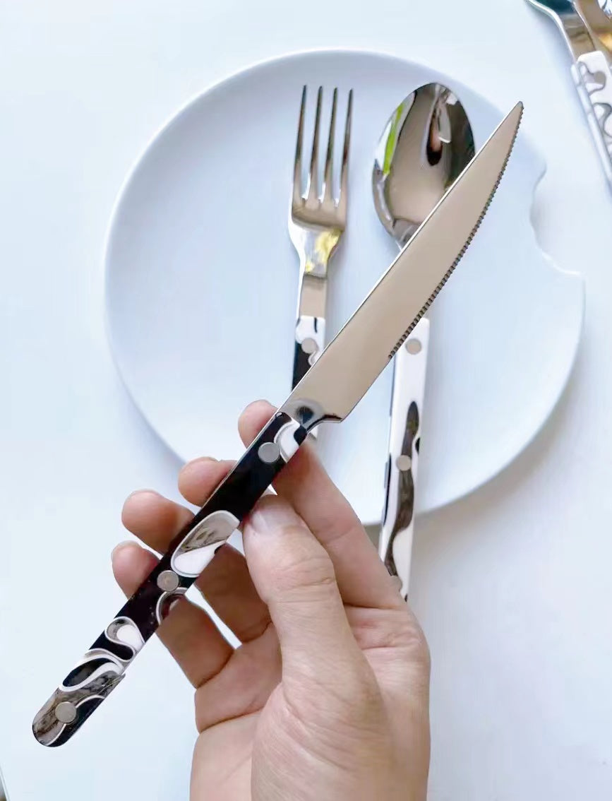 Sabre Paris Bistrot Flatware - Dune Black