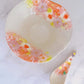 Yuzuriha Flower Scenery Noodle Bowl with Peachy Flowers