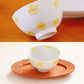 Arita Ware Japan Made Clover Flower Collection Yellow in Gift Box