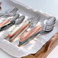 Sabre Bistrot Shiny Flatware - Nude Pink