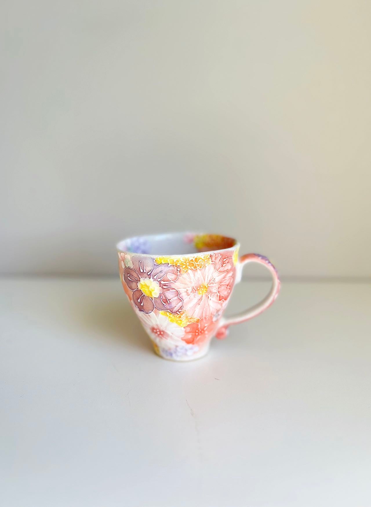 Yuzuriha Flower Mug ( Gift Set)