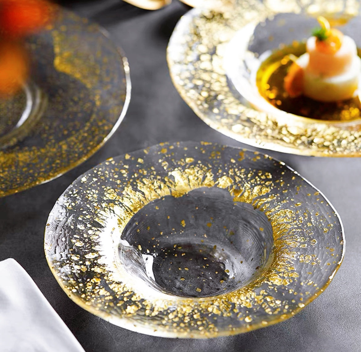 Toyo Sasaki Gold Leaf Plate