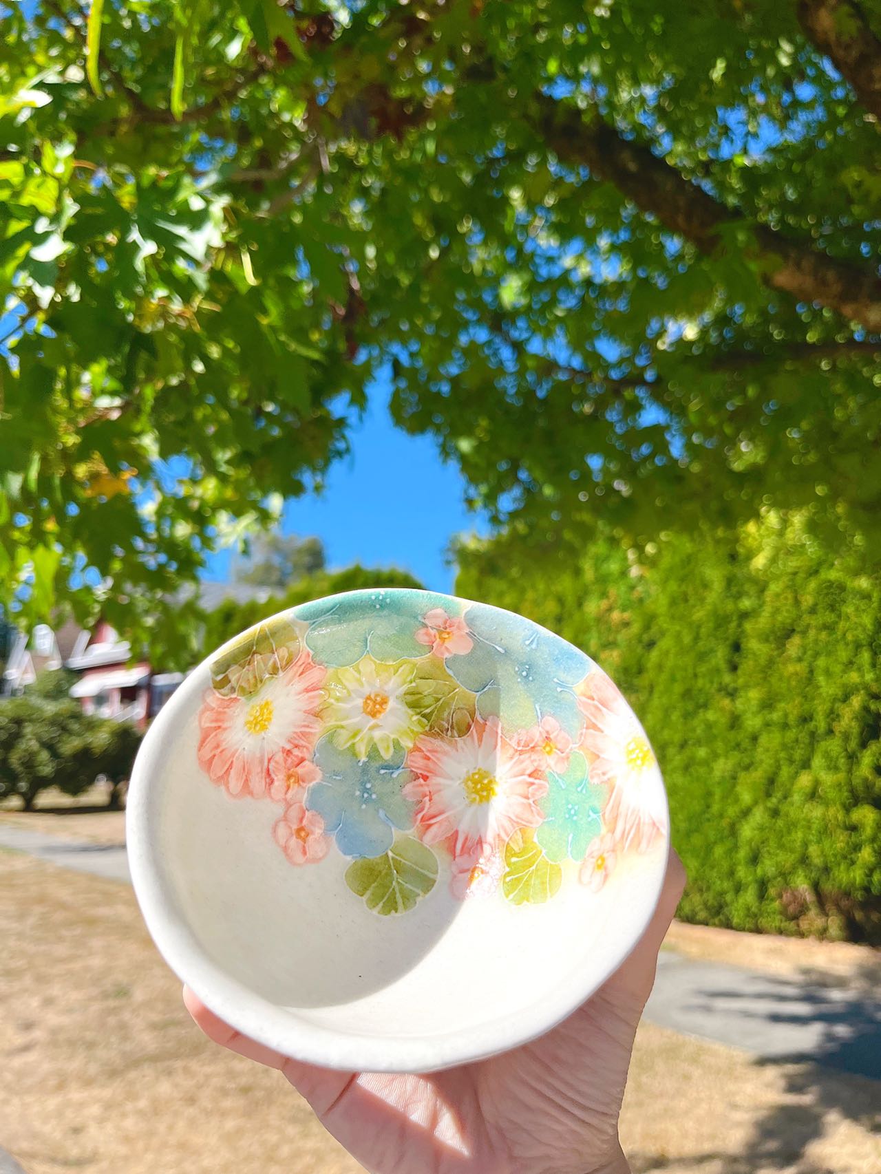 Yuzuriha Flower bowl