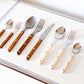 Sabre Bistrot Shiny Flatware - Teak