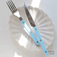 Sabre Bistrot Shiny Flatware - Pastel Blue