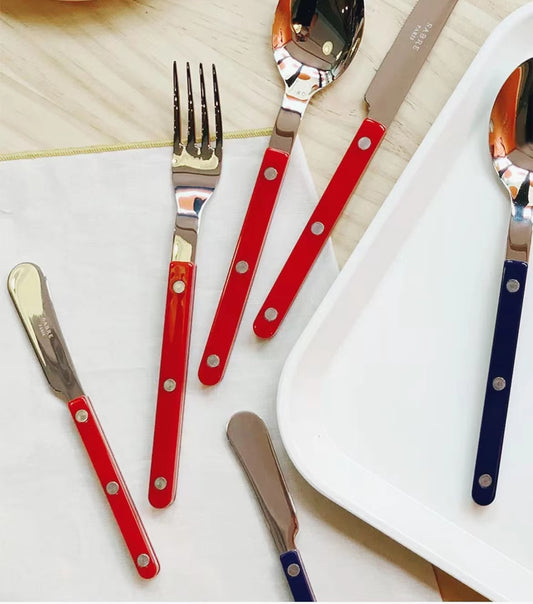 Sabre Paris Bistrot Flatware Red