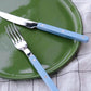 Sabre Bistrot Shiny Flatware - Pastel Blue