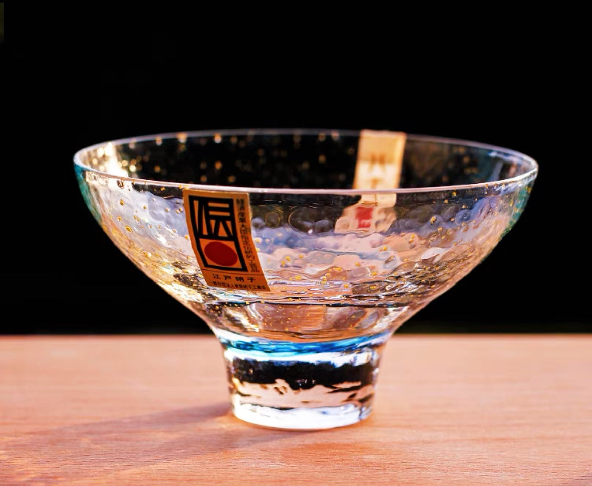 Toyo Sasaki Edo Glass Sake and Edo Glass Yachiyo Kiln