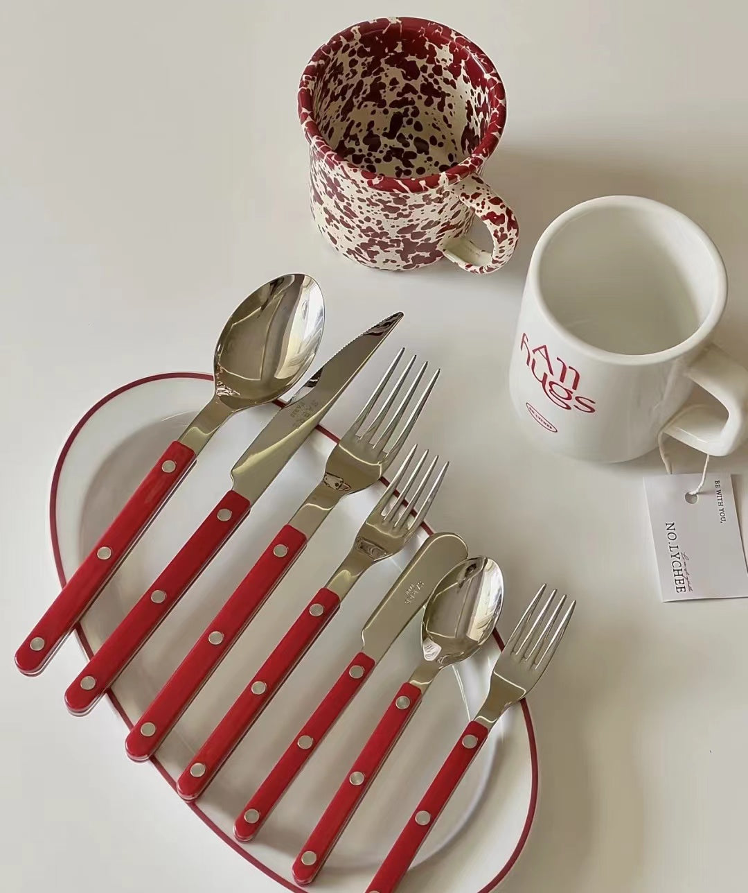 Sabre Paris Bistrot Flatware Red