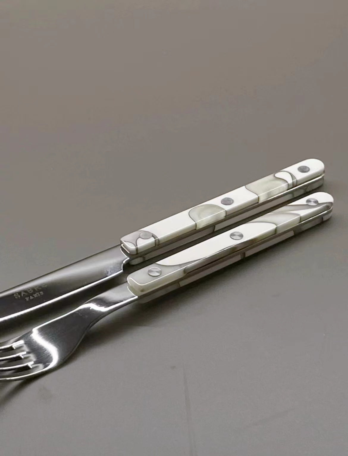 Sabre Paris Bistrot Flatware - Dune Ivory