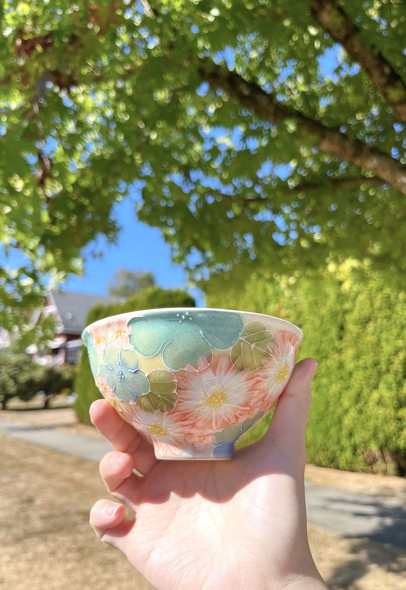 Yuzuriha Flower bowl