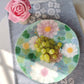 Yuzuriha Flower Scenery Pasta Plate