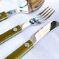 Sabre Bistrot Shiny Flatware Green Fern