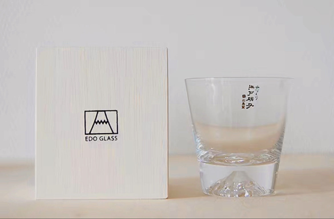 Toyo Sasaki Mt. Fuji Edo Glass Tumbler- Small