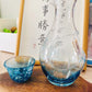 Toyo-Sasaki Light Blue Glass Sake Set ( Gift Box)