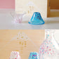 Toyo Sasaki Glass Sake Cups Set- Mt.Fuji Sakura